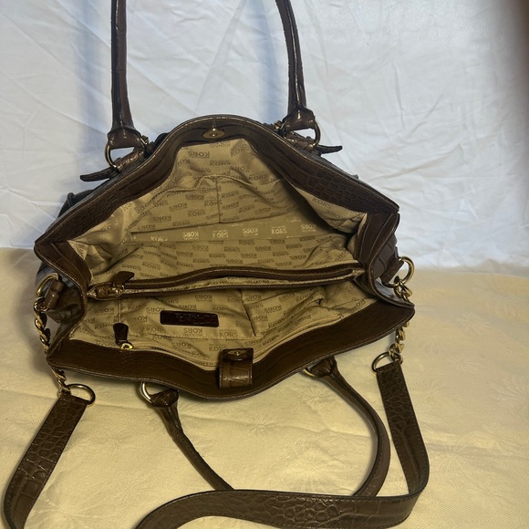 Michael Kors snakeprint shoulder bag or crossbody. EUC - Picture 5 of 5